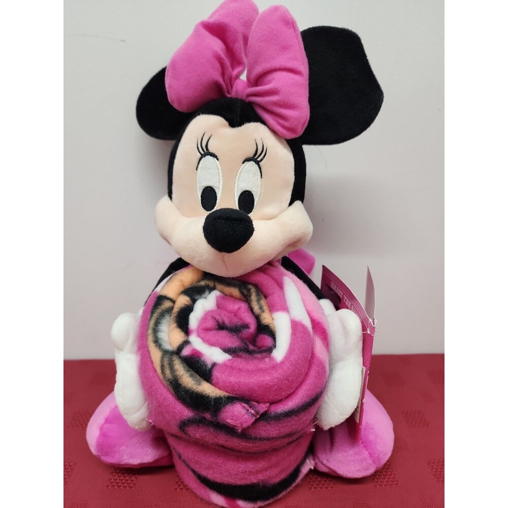 Minnie Mouse Michigan State Throw And Pillow Set New With Tags Disney Spartans